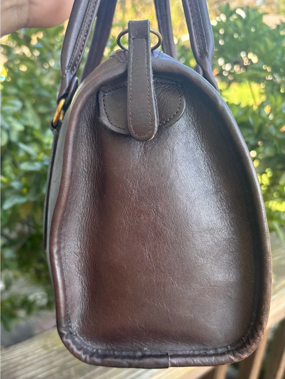 Authentic Coach NYC Mocha Madison satchel
